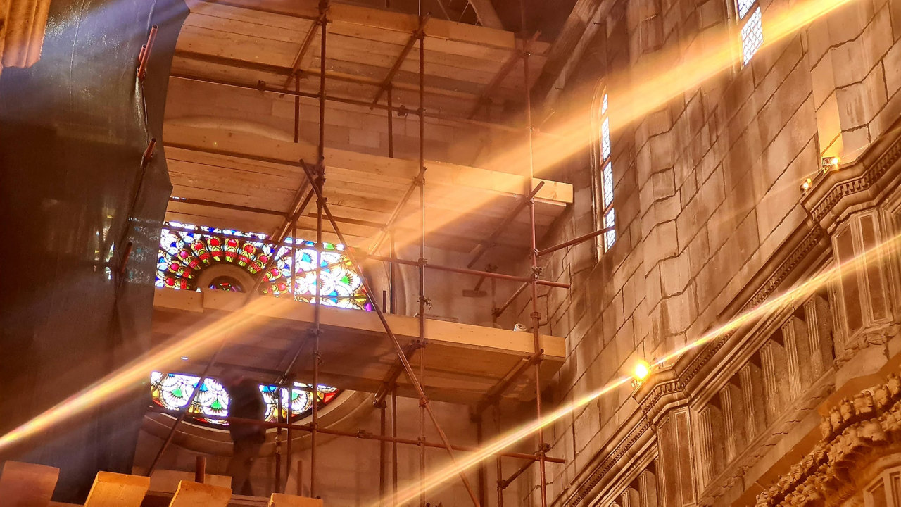 Počinju novi radovi u šibenskoj katedrali, čisti se središnji svod: 'Na velikim svjetskim spomenicima uvijek je neka skela'