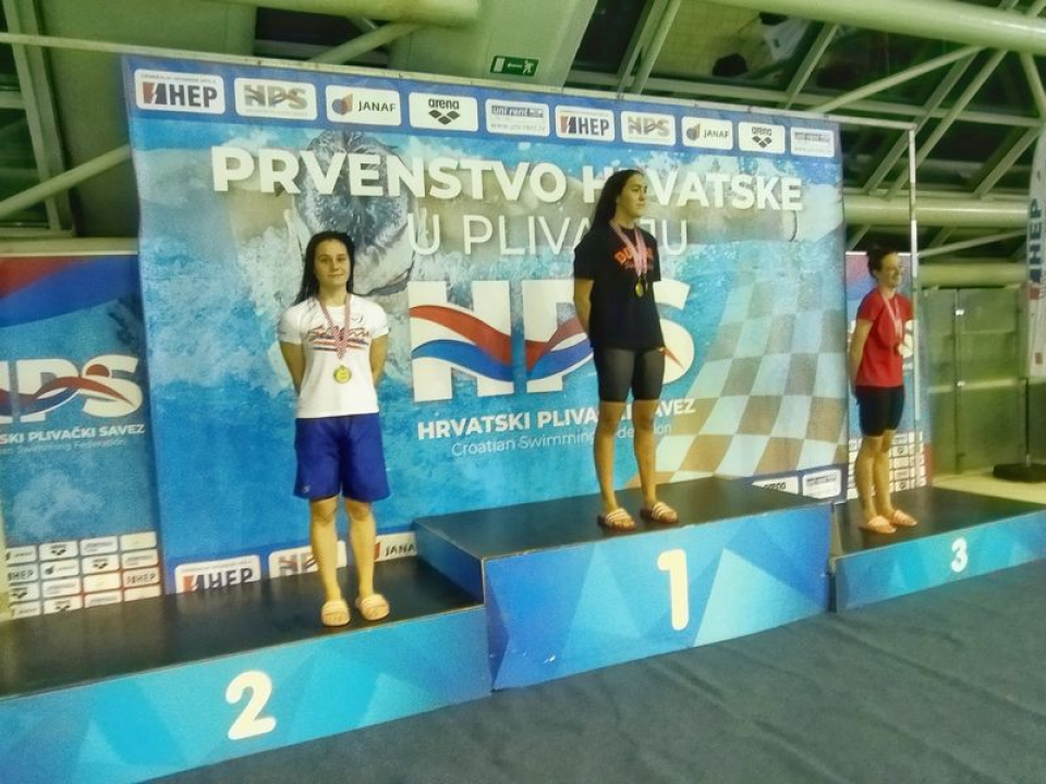 Plivači Šibenika Toni Slavica i Marija Kardum viceprvaci su Hrvatske 