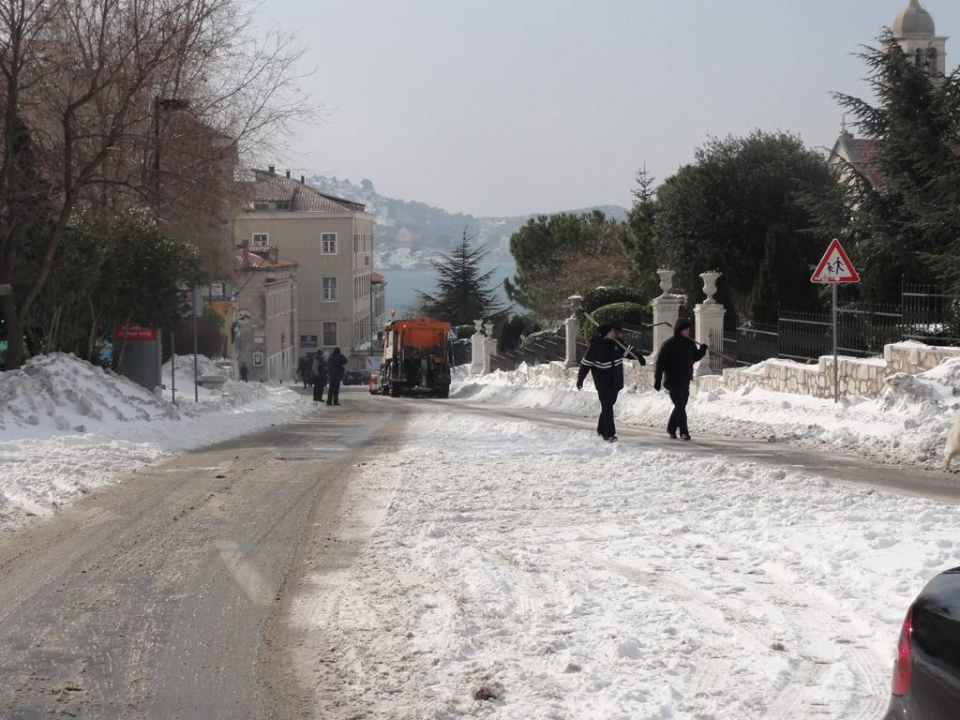 Deset godina od snježnih ciklona: Nakon Gabora snijeg je u Šibenik donio Ismet  