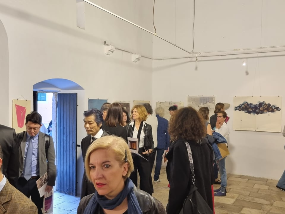 U Galeriji sv. Krševana suvremena japanska tehnika 32 HANGA: 'Ova izložba je jedan most između Šibenika i Tokija'  