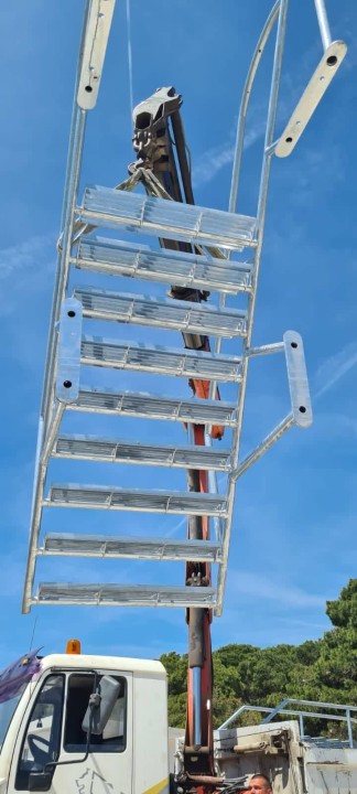 Nije to beznačajan događaj: Na Jadriji postavljene nove skale za ulazak u more