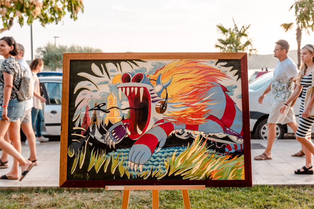 Davor Gobac osobno zatvorio svoju izložbu 'Volim crtane filmove'