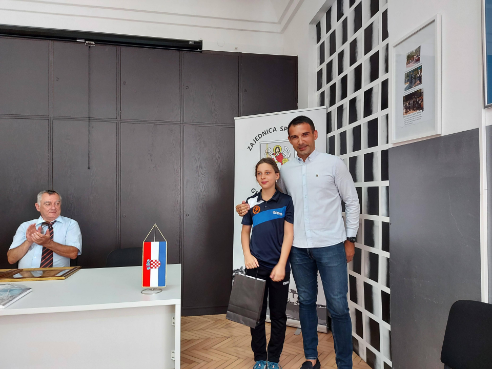 STK Šibenik i predsjednik HSTS Pospiš na prijemu u Zajednici sportova grada Šibenika