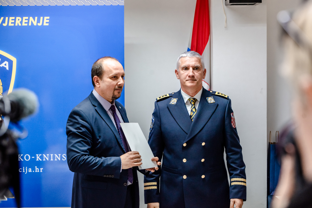 Novi načelnik Sandro Santini: 'Šibenska policija ostvarila je vidljiv napredak u više segmenata rada'