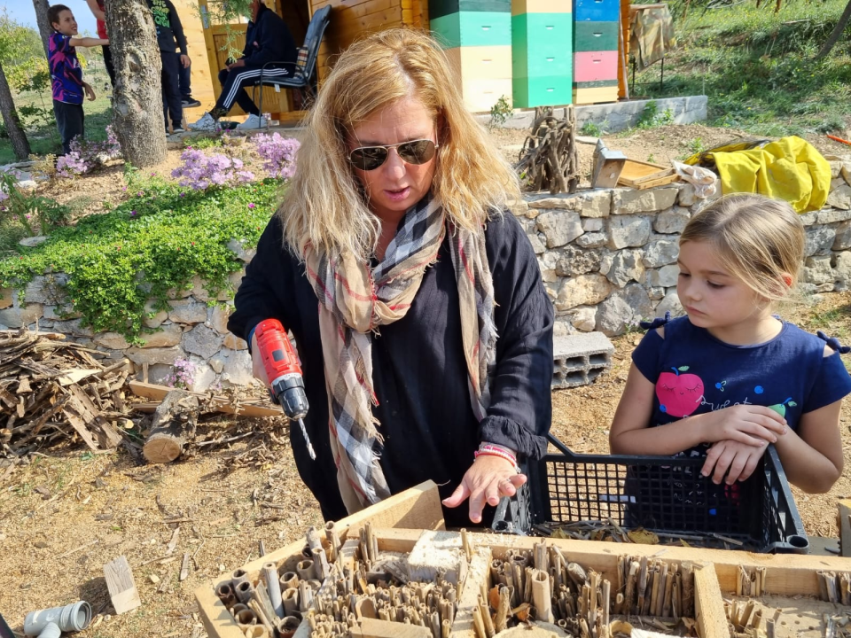 Učenici napravili hotel za pčele: 'Smješten je u dvorište škole, a djeca će pratiti rezervacije i popunjenost' 