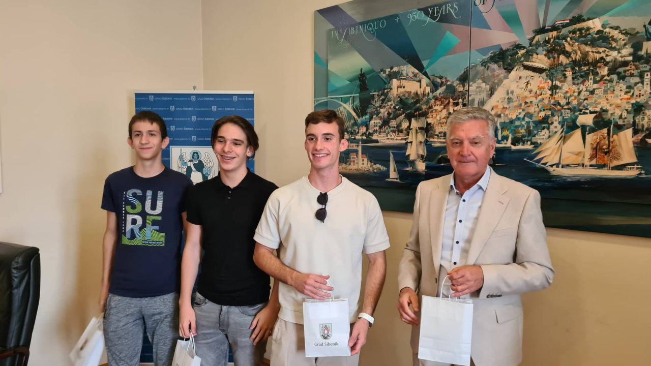 Gradonačelnik primio inovatore 'Fausta Vrančića': 'Veseli činjenica što ste u svoj rad uključili mlade'