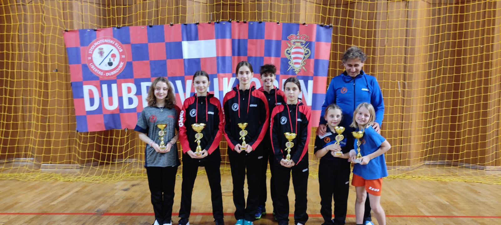 Veliki uspjeh šibenskih mlađih stolnotenisača na Dubrovnik Openu 