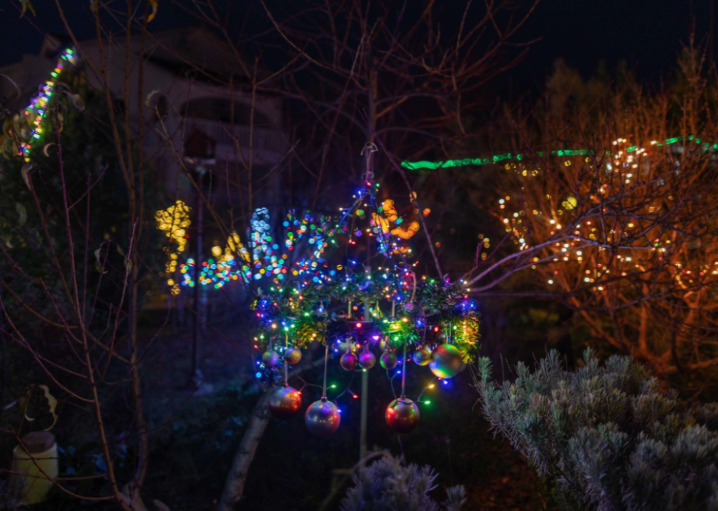 Blagdanska čarolija u vrtu Staše i Ivone Vlahov na Srimi 