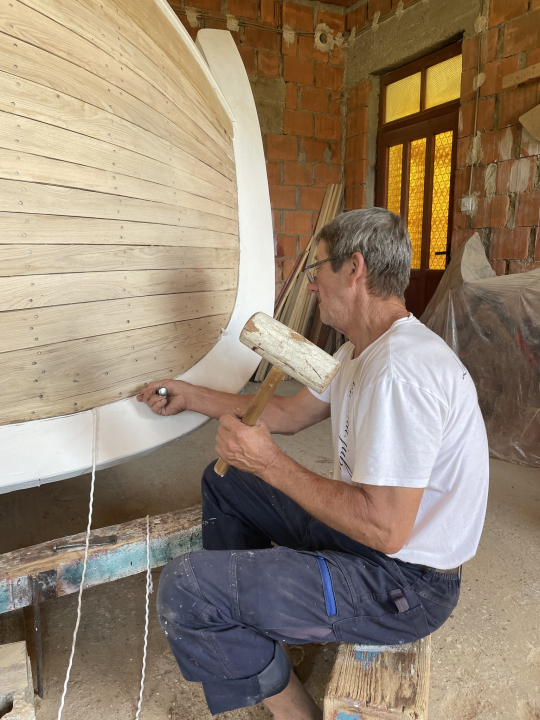 U Betini porinuta gajeta meštra Tome na kojoj je radio zajedno sa sinom