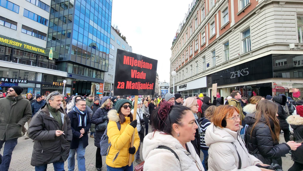 Počeo prosvjed u Zagrebu: 'Mijenjamo Vladu za Matijanića'