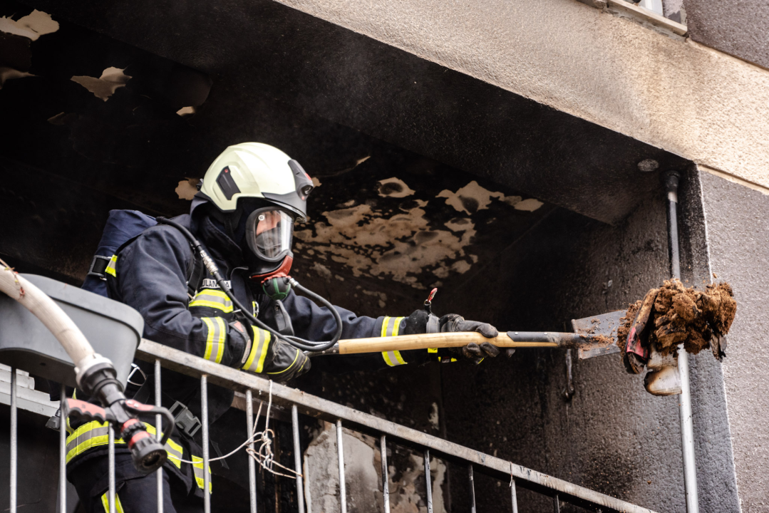 Požar na balkonu stana na Njegoševom trgu, u stanu se nalazila gospođa