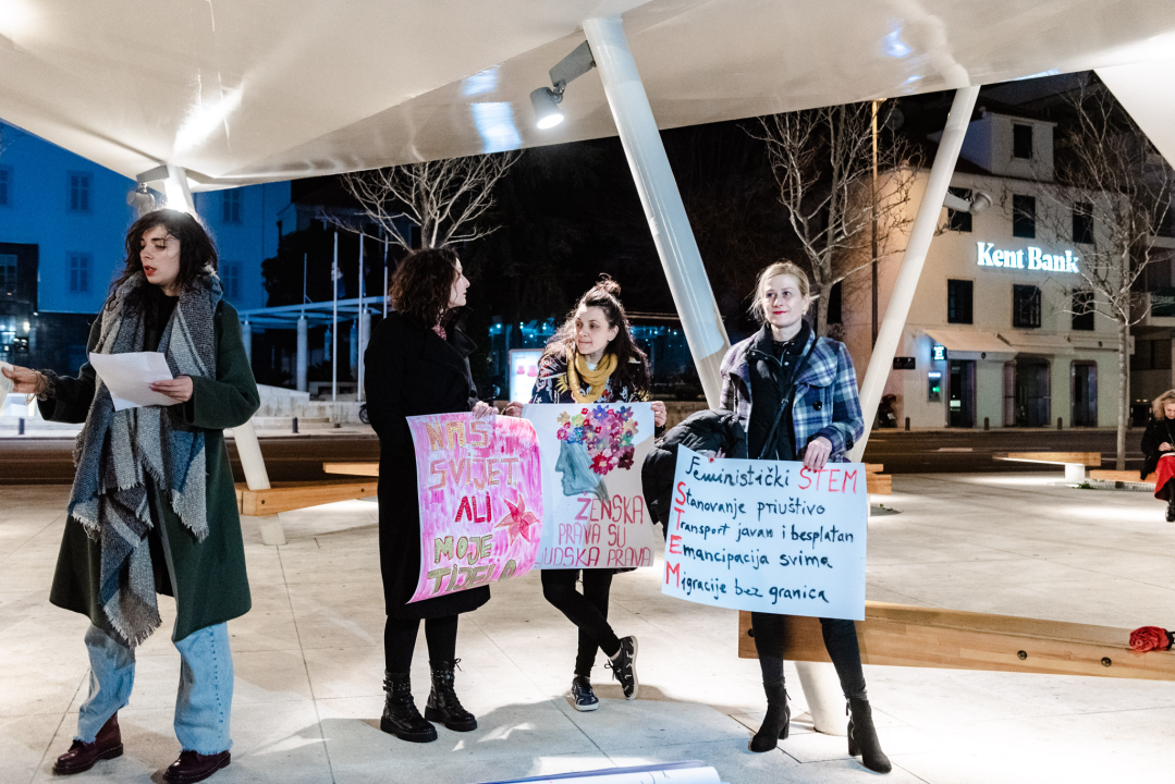 Marš u Šibeniku u povodu Dana žena:  'Dali smo javne prostore pred bolnicama za javni linč žena'