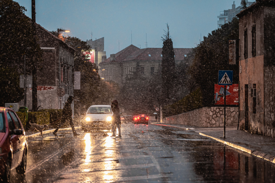 Na današnji dan prije dvije godine snijeg iznenadio Šibenčane, barem na kratko