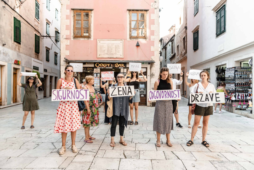 Šibenčanke se priključile prosvjedu protiv femicida: 'U Hrvatskoj je u zadnjih 20 godina ubijeno 400 žena'