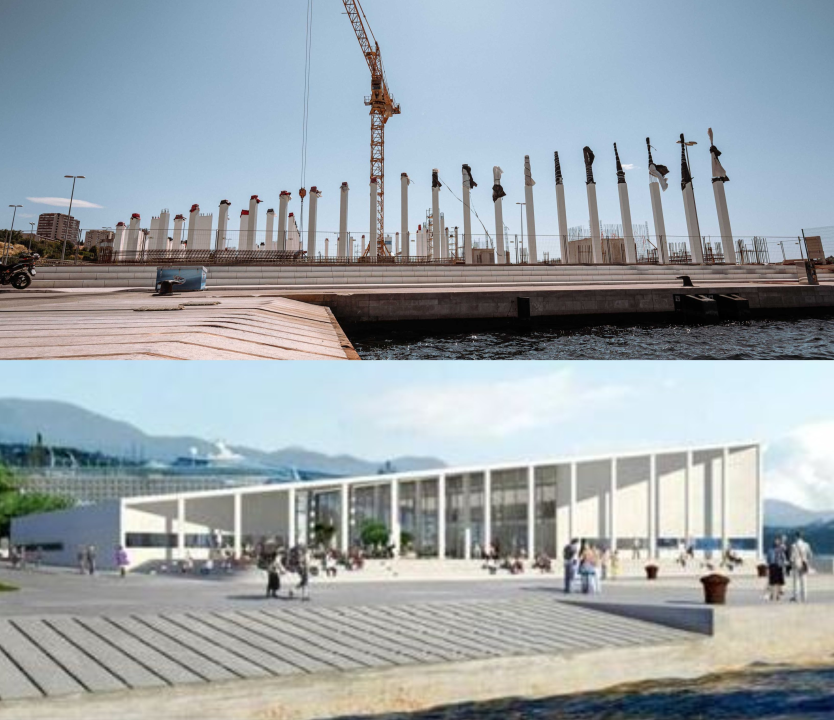 Putnički terminal na gatu Vrulje poprima obrise koji će promijeniti vizuru Šibenika s mora