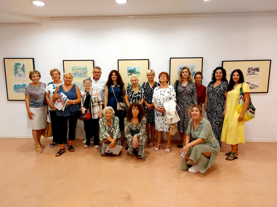 Otvorena izložba radova sa 7. likovne kolonije u Danilu