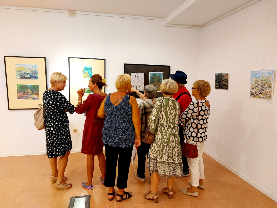 Otvorena izložba radova sa 7. likovne kolonije u Danilu