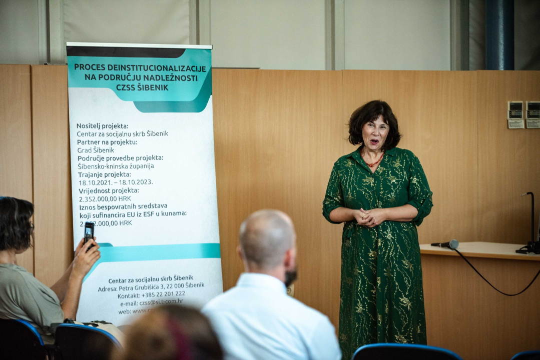 Održana završna konferencija projekta 'Proces deinstitucionalizacije na području nadležnosti CZSS Šibenik'!