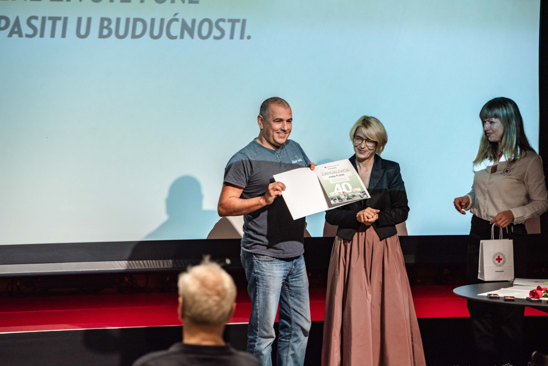 Svečanost Crvenog križa u Arsenu: 'Za krv se nikad neće naći adekvatna zamjena'