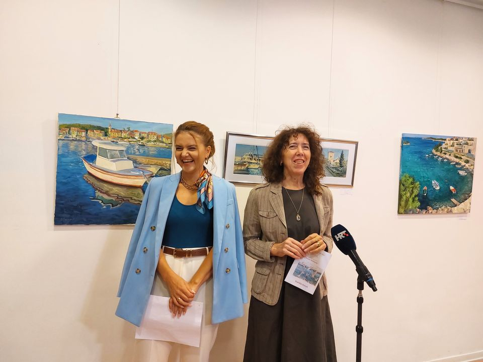 U knjižnici otvorena izložba mlade ukrajinske umjetnice