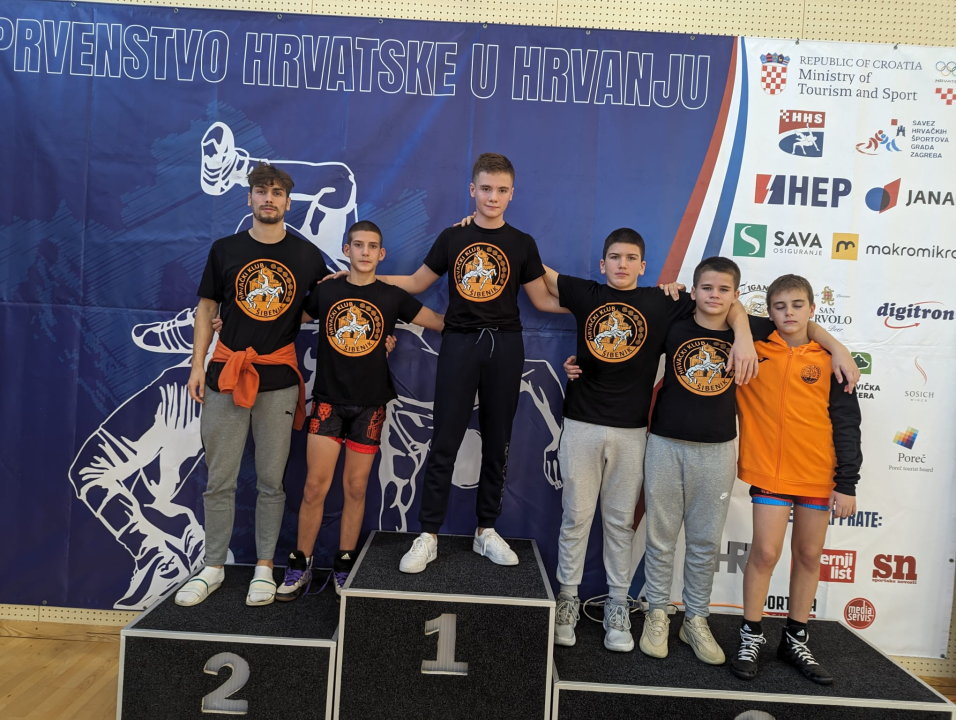 Hrvač Jan Slavica prvak Hrvatske, HK Šibenik ekipno treći na prvenstvu 