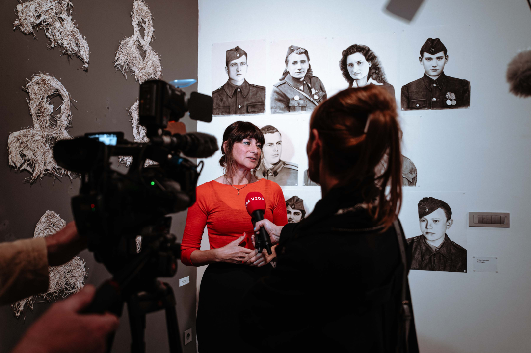 U Muzeju pobjede otvorena izložba 'Portreti partizana': Ana crta kako bi upoznala obiteljsku povijest