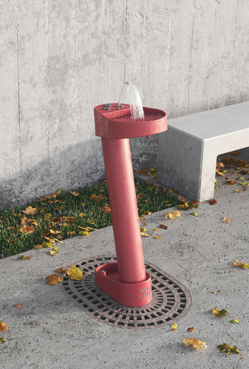 Oblikovano idejno rješenje česme za pitku vodu na javnim površinama u Šibeniku 