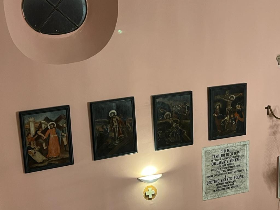 Restaurirane postaje Križnog puta nakon 60 godina vraćene u crkvu na Žirju