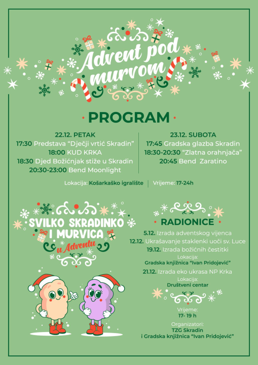 Ne propustite ovogodišnji Advent pod murvom u Skradinu! 