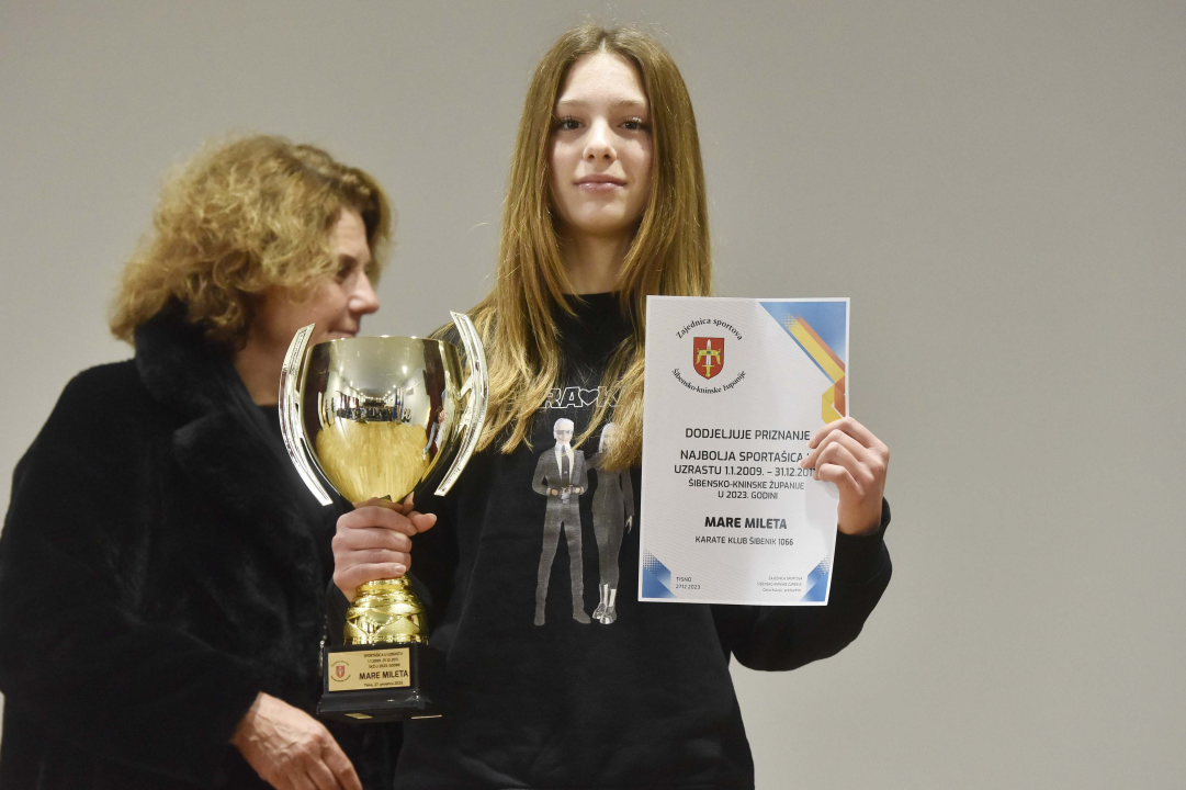 Toni Slavica i Snježana Prgomet najbolji su sportaši u županiji u 2023. godini 