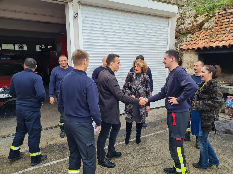 Predstavnici Grada i Županije obišli dežurne službe u Šibeniku