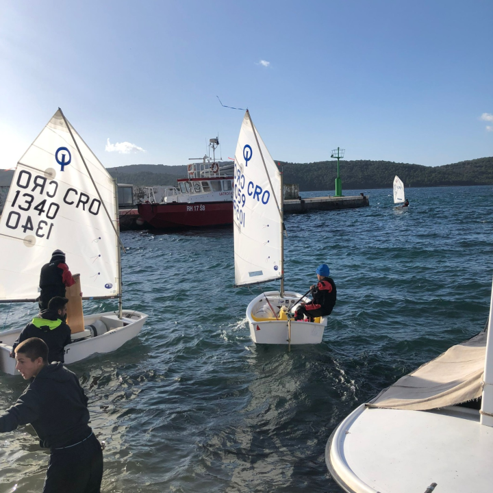 Održano prvo Otvoreno prvenstvo grada Šibenika u klasi optimist