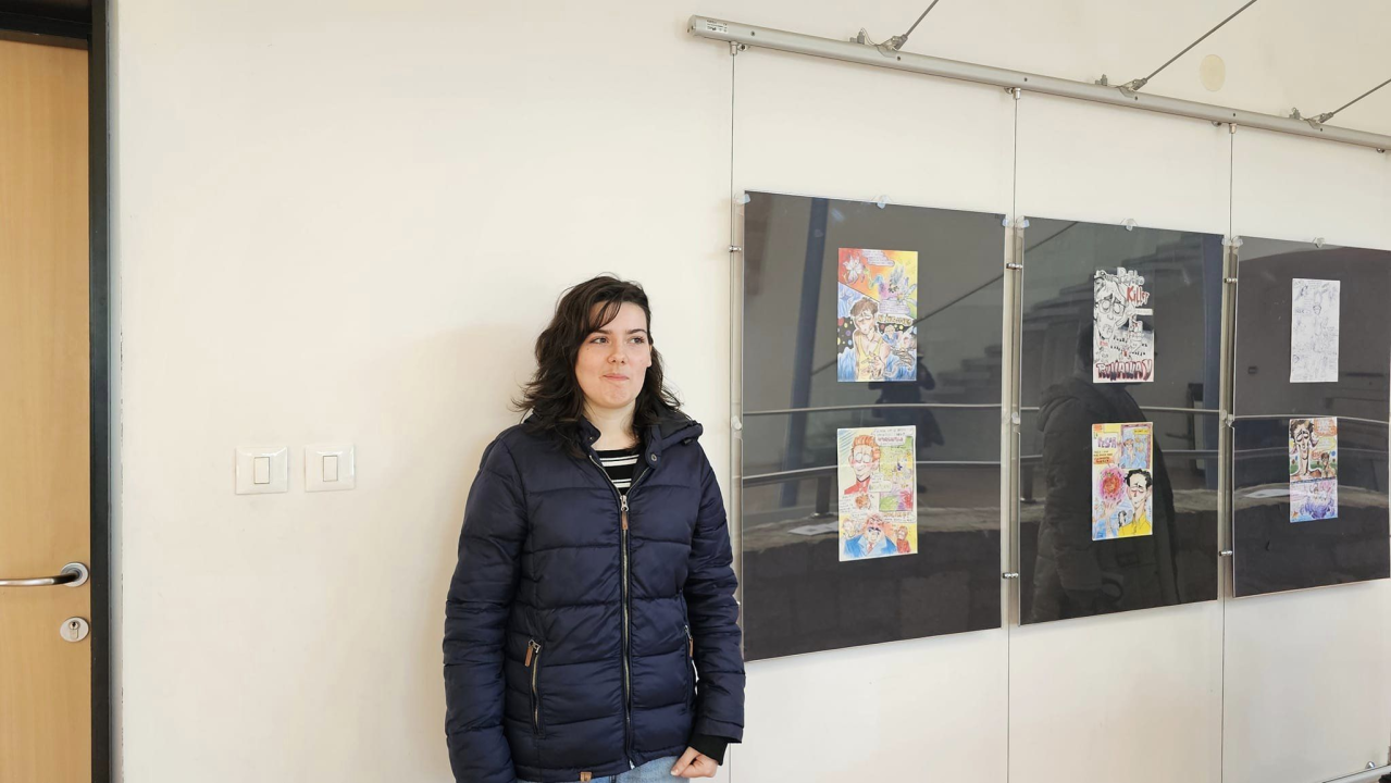 Maruška crta od treće godina, a danas je u Šibeniku otvorila svoju prvu izložbu: 'Strip mi daje slobodu stvaranja vlastite priče'