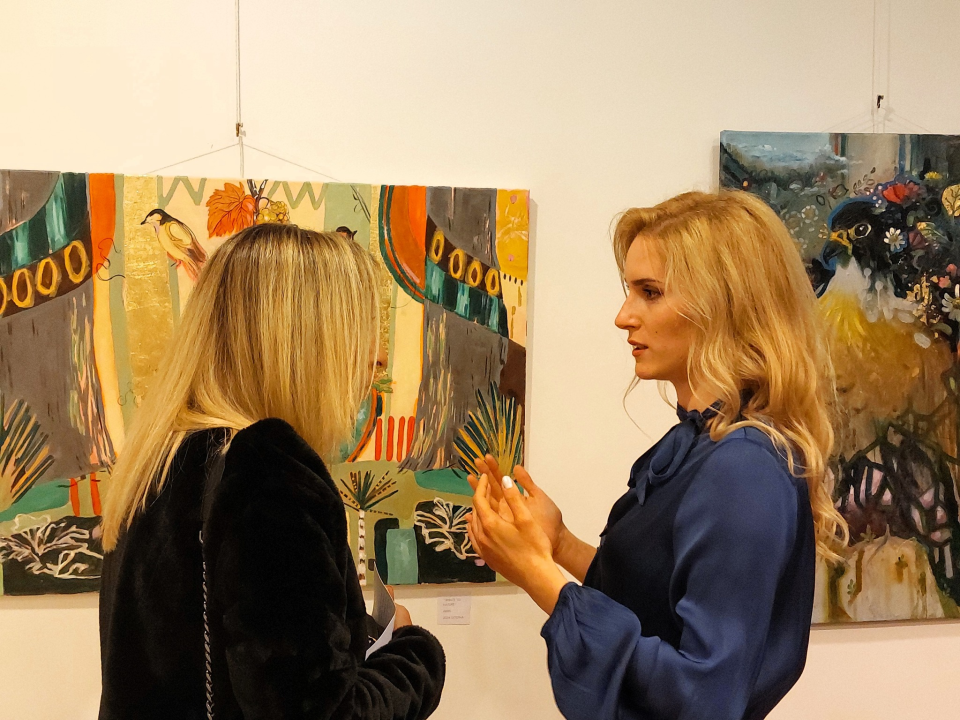 U knjižnici otvorena izložba mlade umjetnice Lucije Živković