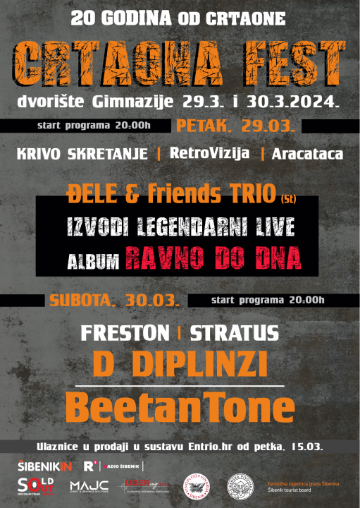 Nostalgični 'Crtaona fest' dva dana slavi kultno okupljalište generacija Šibenčana