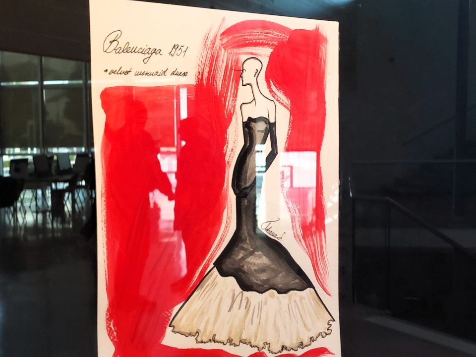 U knjižnici otvorena izložba modnih crteža košarkašice Šibenika Tihane Stojsavljević