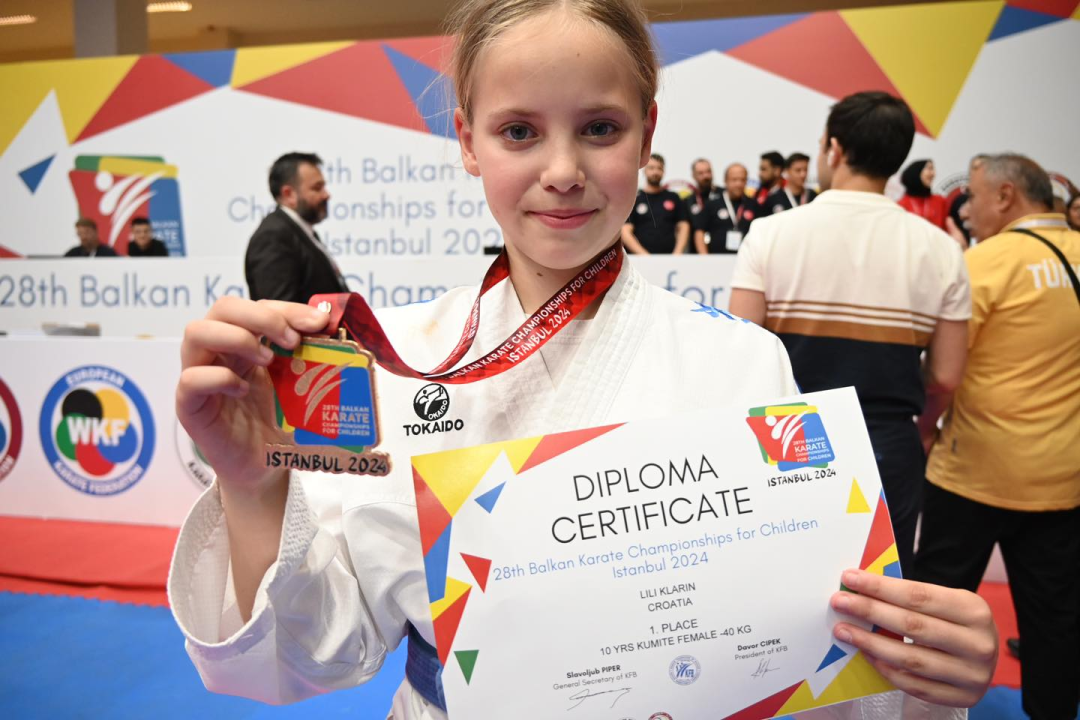 Lili Klarin karate trenira tri i pol godine, a s turnira se nikad nije vratila bez medalje