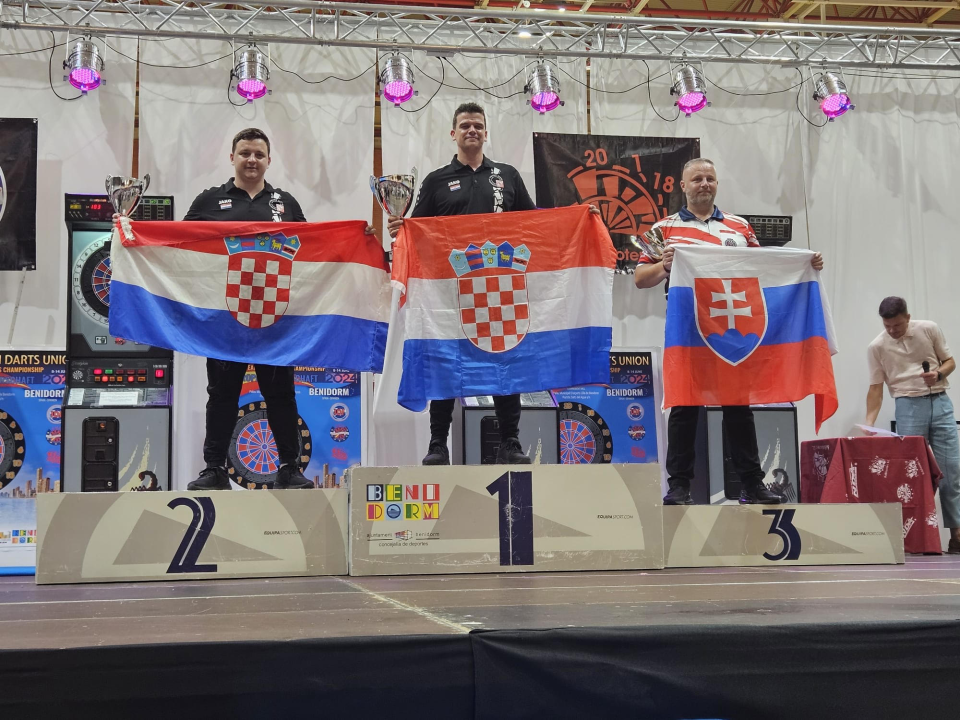 Zapažen nastup hrvatske pikado reprezentacije na EDU Europskom prvenstvu