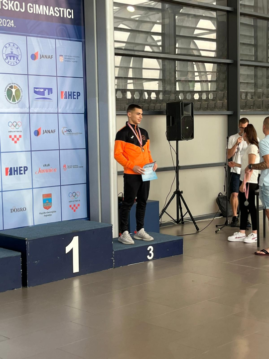 Lucija Vlahov prvakinja Hrvatske u gimnastičkom višeboju, Roko Zorić i mlađe seniorke Dišpeta brončani