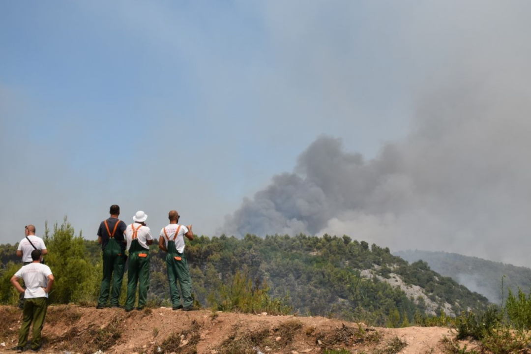 Župan obišao požarište: 'Zatražit ćemo proglašenje velike nesreće'