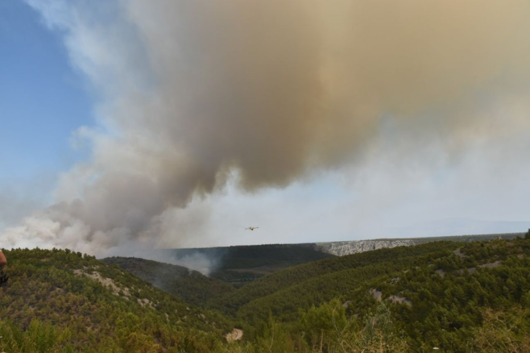 Župan obišao požarište: 'Zatražit ćemo proglašenje velike nesreće'