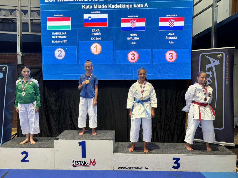 Karateke vodičkog Okita do osam medalja na 'Međimurje Openu'
