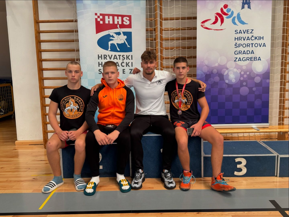 Šibenski hrvač Jakov Bulat brončani na Prvenstvu Hrvatske U15