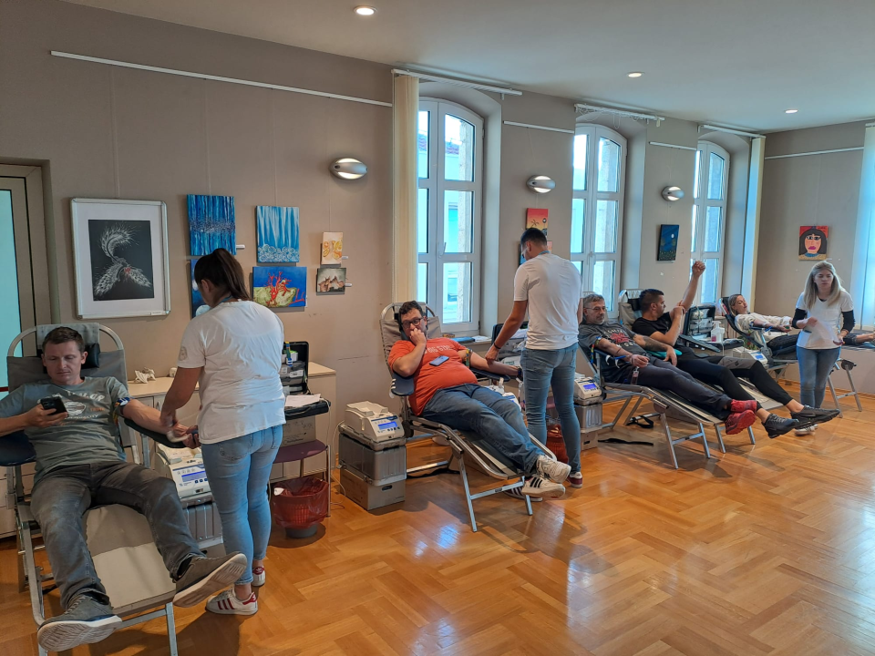 U Vodicama 48 osoba darivalo krv: Među njima i jedan novi darivatelj