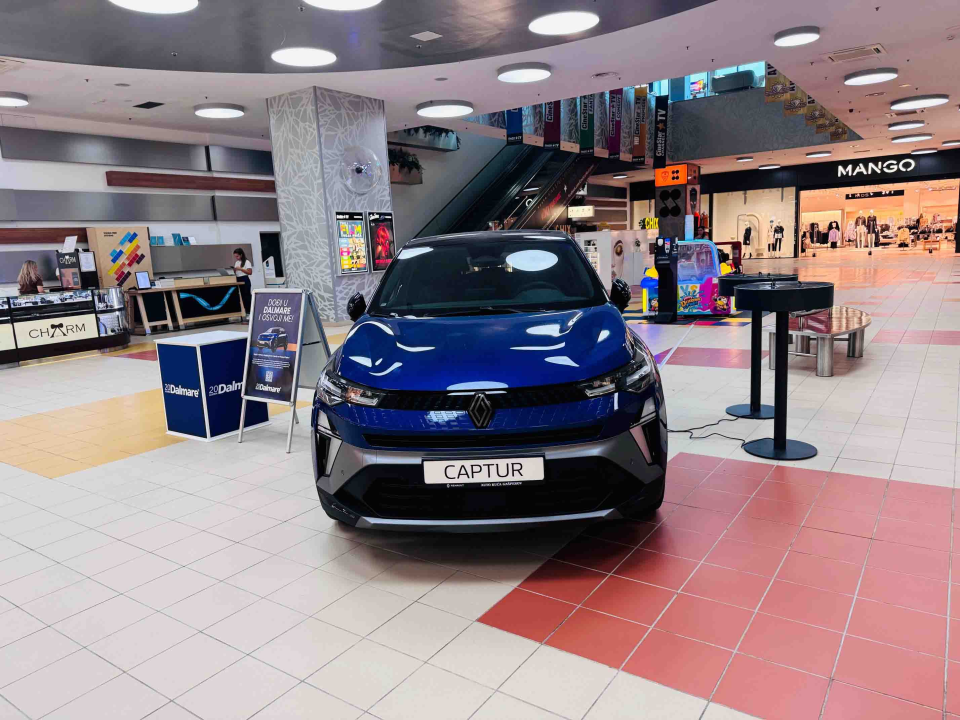 Veliki nagradni natječaj u Dalmare shopping centru – Osvojite novi Renault Captur!