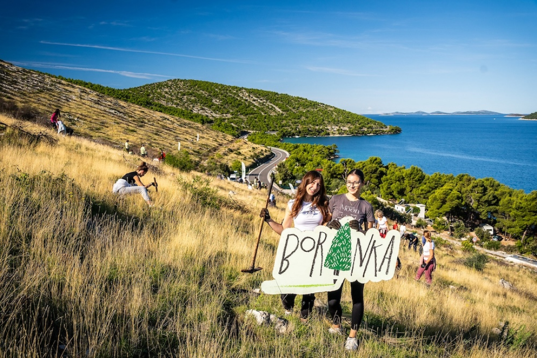 Stotine volontera pošumljavalo požarište u Grebaštici