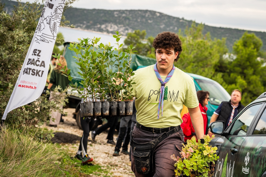 Gotovo 1000 volontera sudjelovalo u pošumljavanju Grebaštice