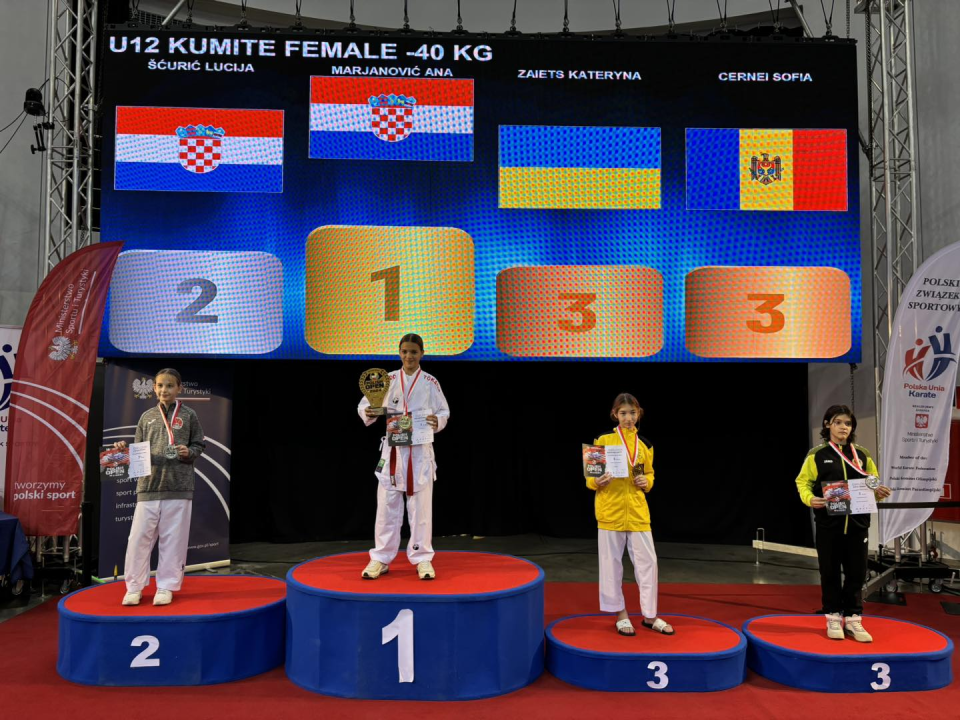 Mlade vodičke karatašice vratile se sa zlatom i broncom sa 'Polish opena'