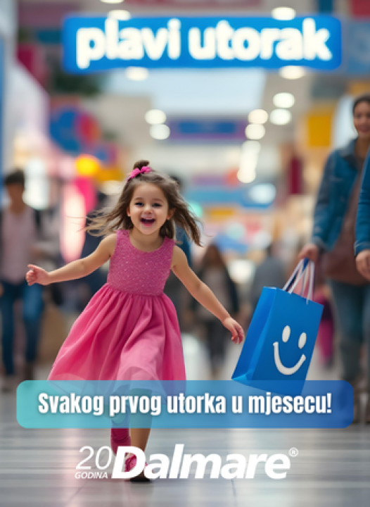 Sjajni popusti u Dalmare shopping centru uz još jedan Plavi utorak!