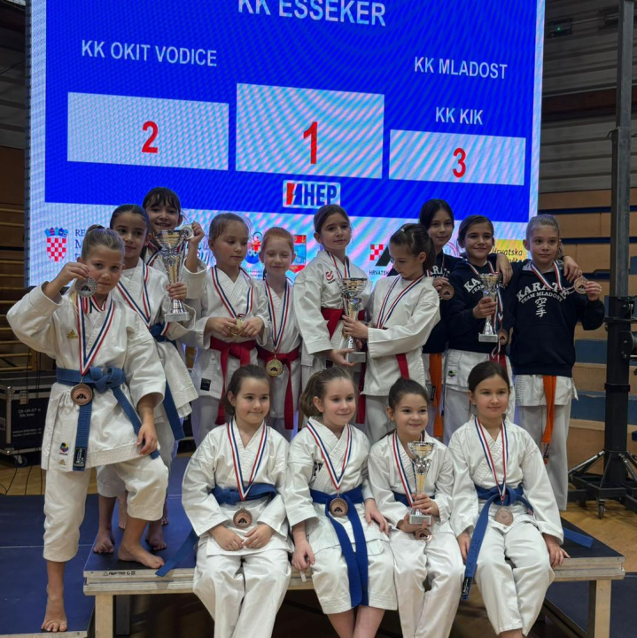 Veliki posao KK Okit na Prvenstvu Hrvatske: ekipno srebro u katama i bronca u borbama, uz 4 pojedinačne medalje